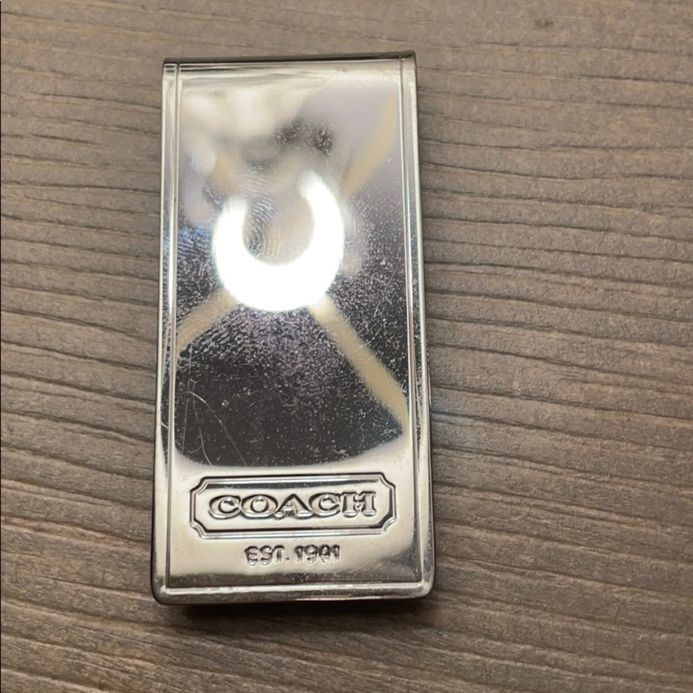 Coach money clip